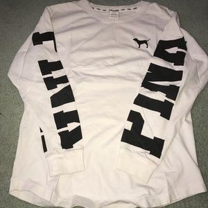 Victoria’s Secret Pink varsity pullover top